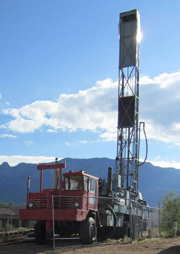 Murray Drilling Company water system design and drilling truck